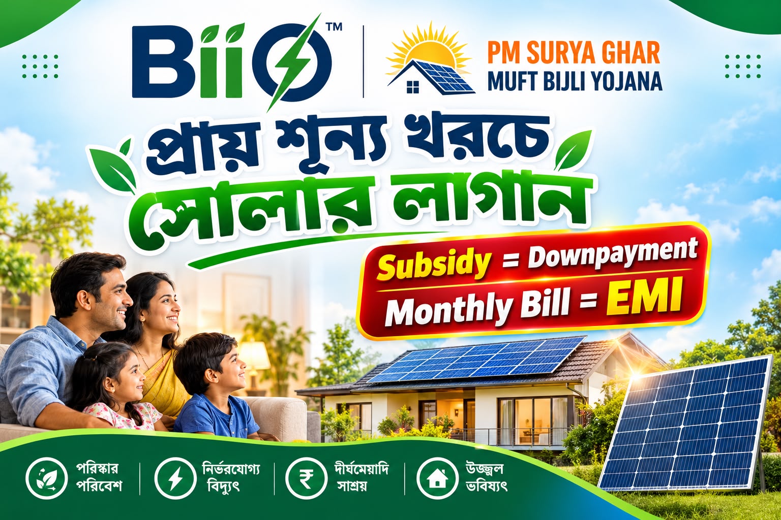 How to Install Solar Panels at Near-Zero Cost: The Ultimate Guide by Oopogreen Pvt Ltd