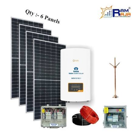 Tata 3.2 KW On Grid Single  Solar Kit